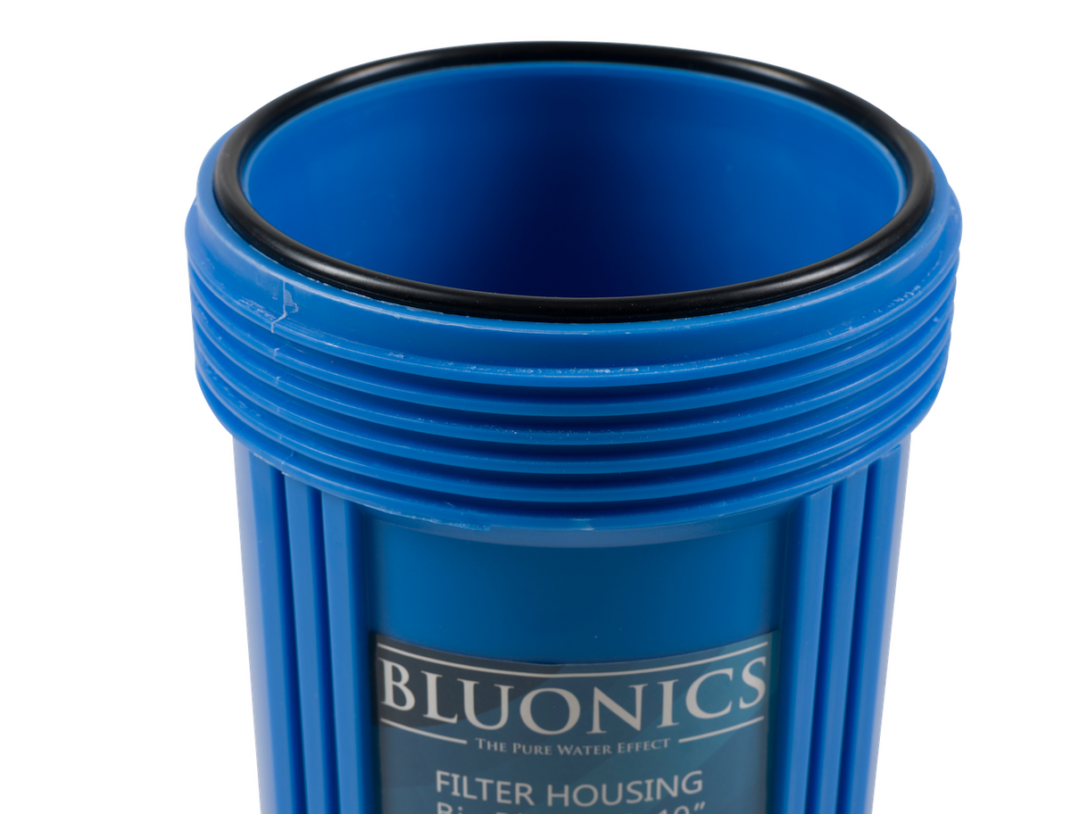Bluonics 4.5x20 Whole House Water Filter Replacement Solid Blue Cani