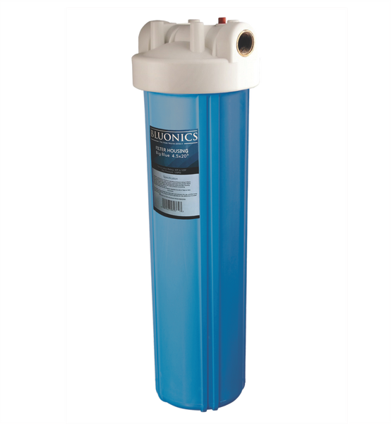 Bluonics 4.5x20 Whole House Water Filter Replacement Solid Blue Cani